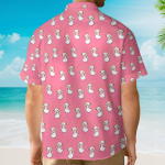 Cute Duck Pink Summer Seamless Hawaiian Shirt