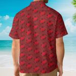Funny No Bra Needed Crab Nsfw Seamless Hawaiian Shirt