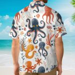 Octopus Sea Life Summer Party Outfit Hawaiian Shirt