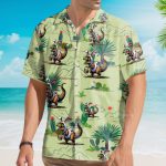 Easter Dinosaur Funny Bunny T-Rex Hawaiian Shirt