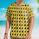 Funny Black Cat Cool Seamless Hawaiian Shirt