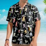 Alien & Bigfoot Funny Ufo Abduction Sci-Fi Party Hawaiian Shirt