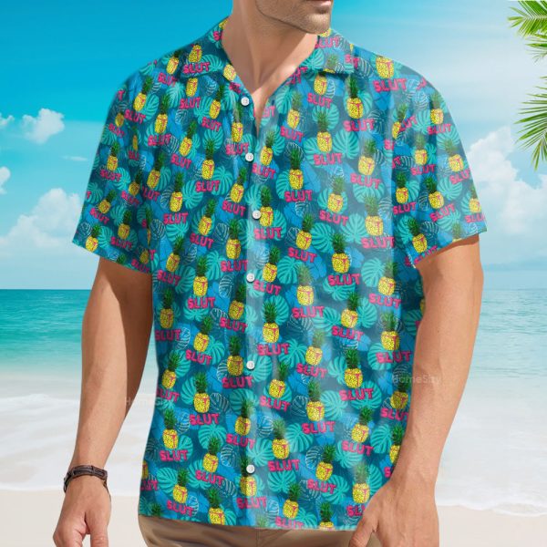 Funny Pineapple Bold Tropical Hawaiian Shirt
