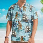 Bigfoot Pirate Funny Sasquatch Beach Hawaiian Shirt Az5021902
