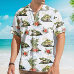 Alligator Funny Tropical Crocodile Print Hawaiian Shirt