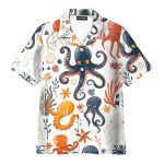 Octopus Sea Life Summer Party Outfit Hawaiian Shirt
