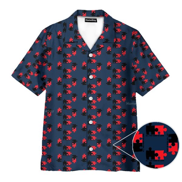 All You Need Is Love Puzzle Nsfw Seamless- Hawaiian Shirt