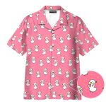Cute Duck Pink Summer Seamless Hawaiian Shirt