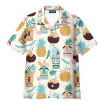 Aloha Tiki Pineapple Vintage Hawaiian Shirt