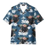 Floral Cow Cute Farm Animal Tropical Hawaiian Shirt