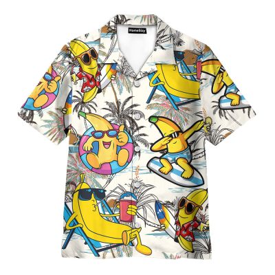 Funny Banana Tropical Vacation Hawaiian Shirt