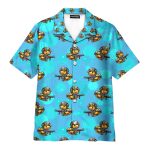 Funny Tactical Duck Military Rubber Duck Hawaiian Shirt