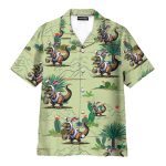 Easter Dinosaur Funny Bunny T-Rex Hawaiian Shirt