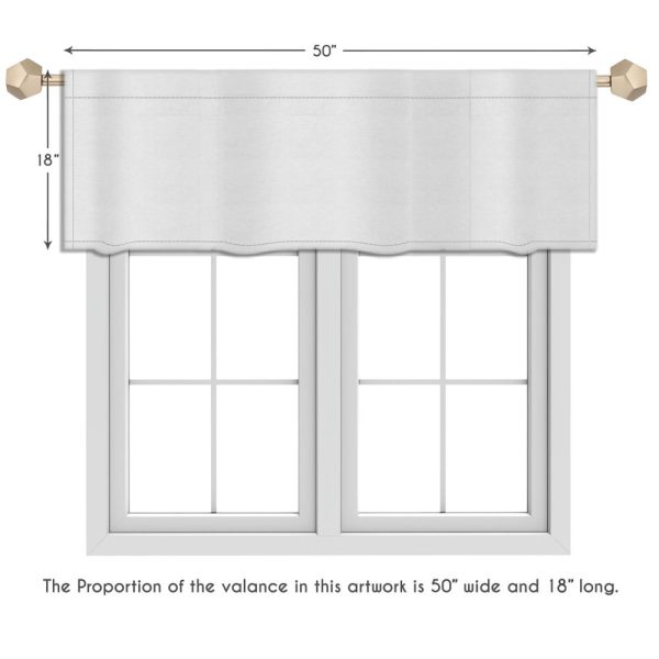 Golden Range Quilted Valance