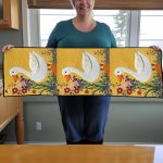 Sunny Blossom Quilted Table Runner