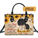 Isaiah 46:4 - Personalized Leather Handbag Mb35