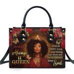 Always A Queen - Personalized Leather Handbag