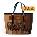 Official Melanin Bag - Personalized Leather Totebag