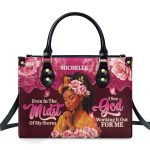 I See God Working It For Me - Personalized Leather Handbag