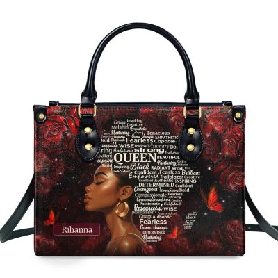 Black Queen - Personalized Leather Handbag