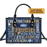 Teacher - Personalized Leather Handbag Sblhblm1787D