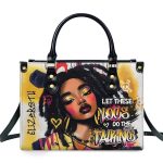 Let These Locs Do The Talking - Personalized Leather Handbag Sblhbll2404T