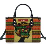 Juneteenth 1865 - Personalized Leather Handbag
