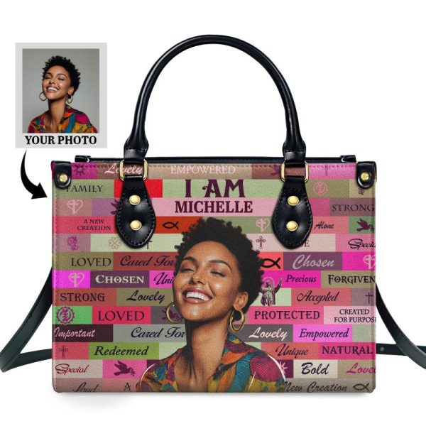 I Am Chosen - Personalized Leather Handbag