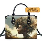 Rooted Radiance - Personalized Leather Handbag Sb127