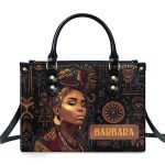 African Culture - Personalized Leather Handbag