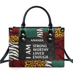 I Am - Personalized Leather Handbag