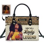 Be A Legend - Personalized Leather Handbag