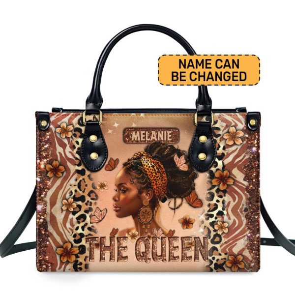 The Queen - Personalized Leather Handbag Sblhbln1107