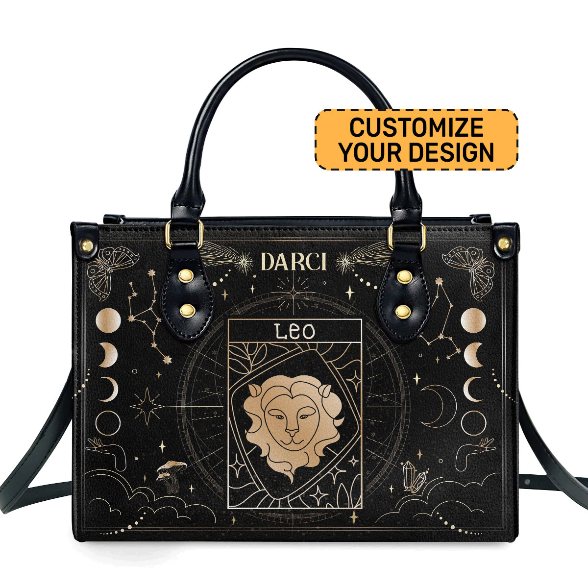 Horoscope - Personalized Leather Handbag Sblhbha47