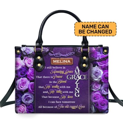 Amazing Grace - Personalized Leather Handbag Sblhbpha769M