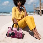 God Blessed The Broken Road That Led Me Straight To You - Personalized Leather Handbag Sblhblpa1036L