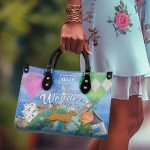 Not All Those Who Wander Are Lost - Personalized Leather Hand Bag Sblhbha28