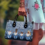 Plus Size, Thick Thighs & Manifesting Dope Vibes - Personalized Leather Handbag Sblhbln840L