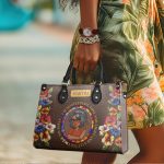 She Believed She Could So She Did - Personalized Leather Handbag Sblhbln1085M