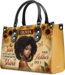 Sunshine Queen - Personalized Leather Handbag