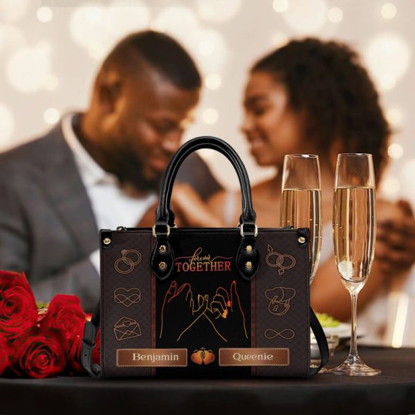 Forever Together  - Personalized Leather Handbag Mb73