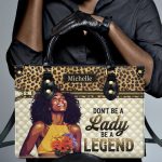 Be A Legend - Personalized Leather Handbag