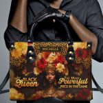 Black Queen - Personalized Leather Handbag