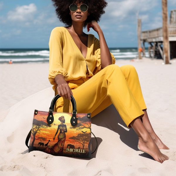 The Safari - Personalized Leather Handbag