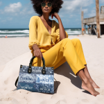 I Am - Personalized Leather Handbag