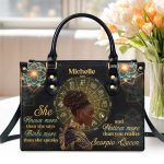 She Knows - Personalized Leather Handbag