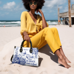 Live By Faith - Personalized Leather Handbag