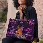 She Who Kneels Before God - Personalized Leather Handbag