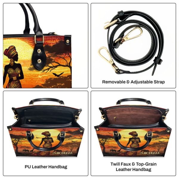 The Safari - Personalized Leather Handbag