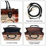 I Will Carry You With Me Until I See You Again - Personalized Leather Handbag